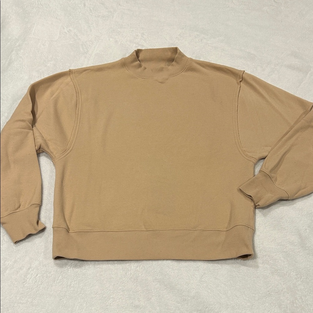 ALO Yoga Women's Tan Turtleneck Sweater